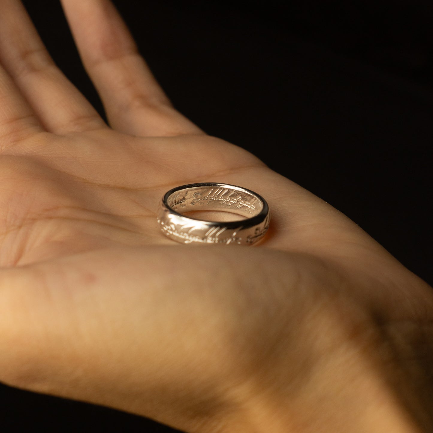 Anillo El Señor de los Anillos plata - a pedido