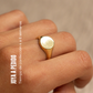Anillo sello Gin bronce - a pedido