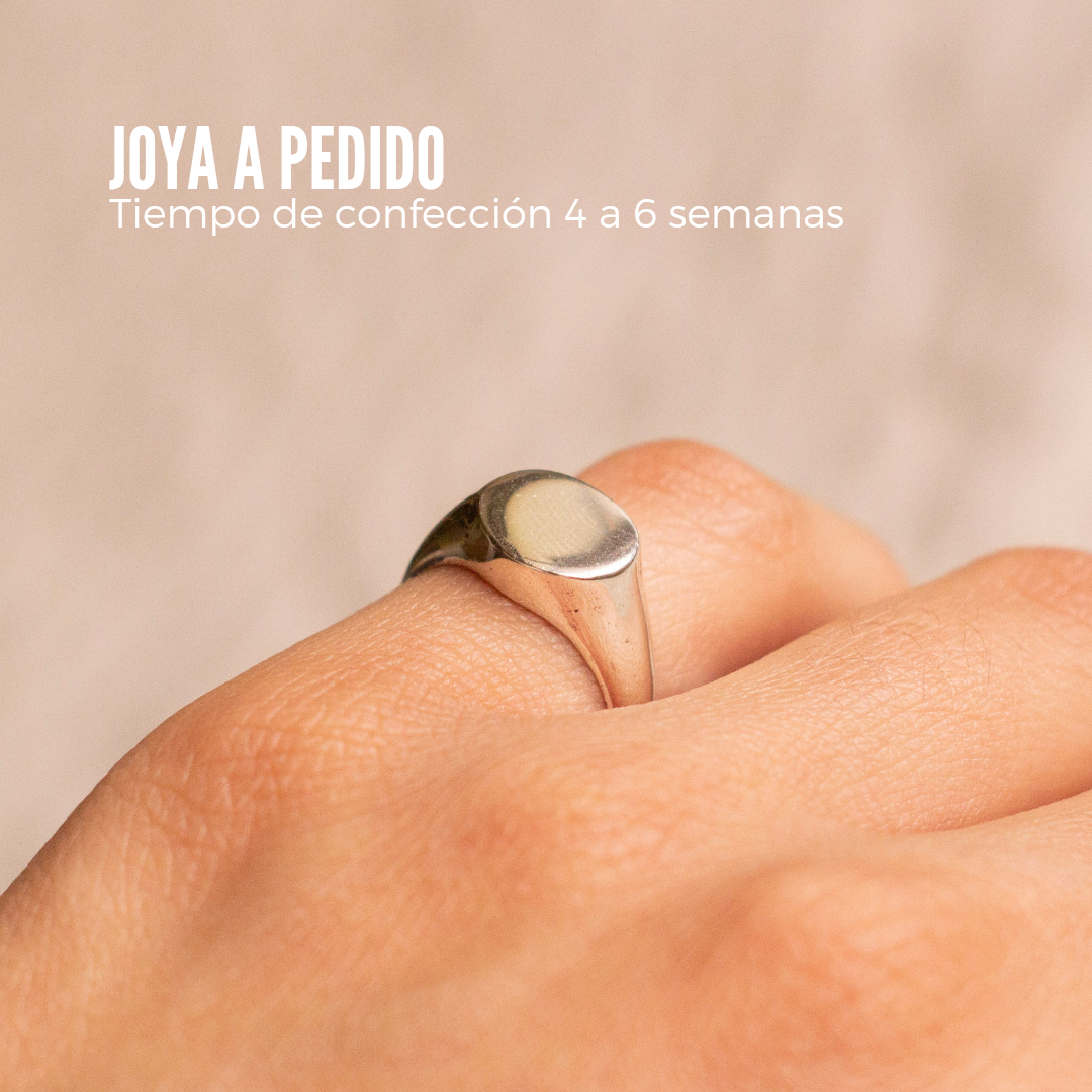 Anillo liso Gin plata 950 - a pedido